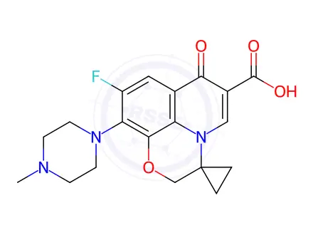Chemical structure of Levofloxacin Impurity 38