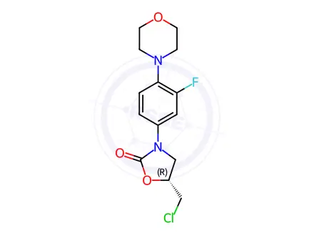 Chemical structure of Linezolid Impurity 18