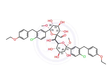 Chemical structure of Ertugliflozin Impurity 18