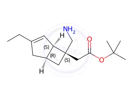 Chemical structure of Mirogabalin Impurity 18