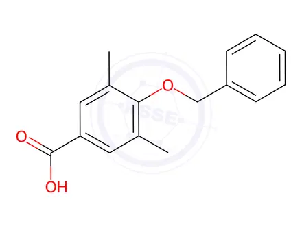 Chemical structure of 4-Benzyloxy-3,5-dimethylbenzoic Acid