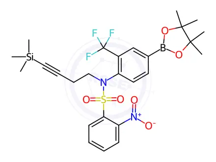 Chemical structure of 4,6-Dimethoxy-β-methyl-3-phenoxy Ambrisentan-d5