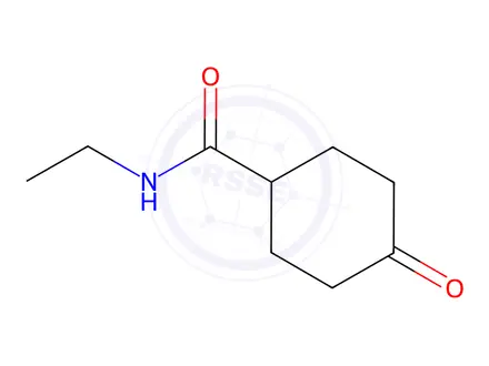 Chemical structure of N-Ethyl-4-oxocyclohexanecarboxamide