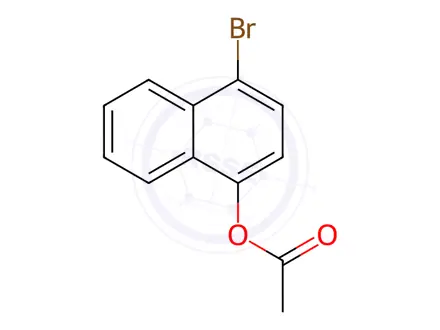 Chemical structure of 4-Bromonaphthalen-1-yl acetate