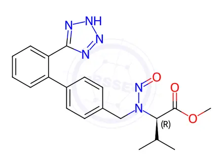 Chemical structure of Valsartan Impurity 112 (N-Nitroso Valsartan Impurity 111)