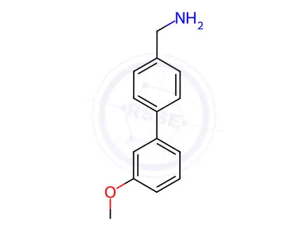 Chemical structure of [4-(3-methoxyphenyl)phenyl]methanamine