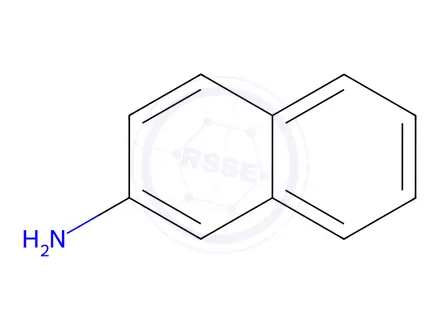 Chemical structure of 2-Aminonaphthalene