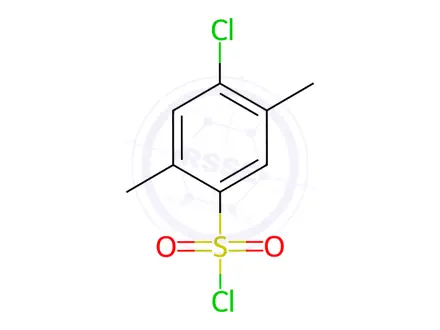 Chemical structure of 4-Chloro-2,5-dimethylbenzenesulfonyl Chloride
