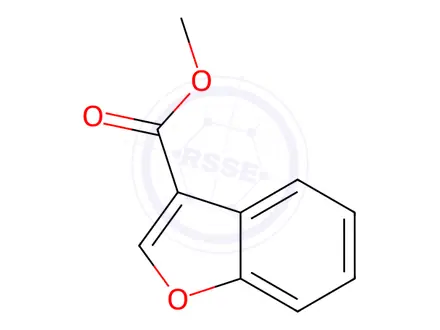 Chemical structure of Benzofuran-3-carboxylic acid methyl ester