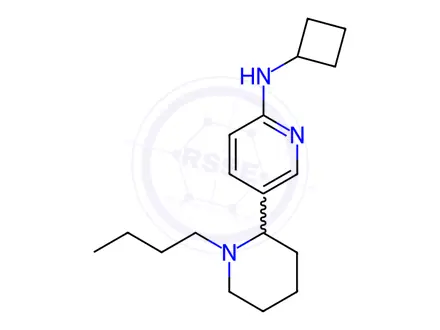 Chemical structure of 5-(1-Butylpiperidin-2-yl)-N-cyclobutylpyridin-2-amine