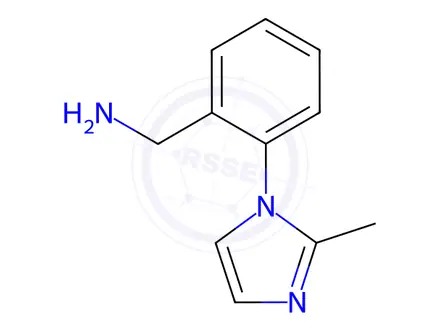 Chemical structure of [2-(2-methyl-1h-imidazol-1-yl)phenyl]methanamine
