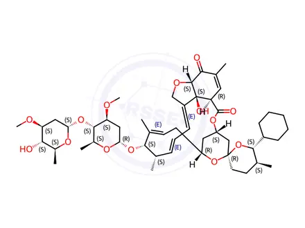 Chemical structure of Selamectin Impurity 10