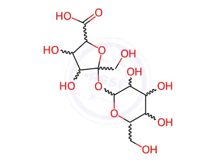 Chemical structure of 6′-Carboxysucrose