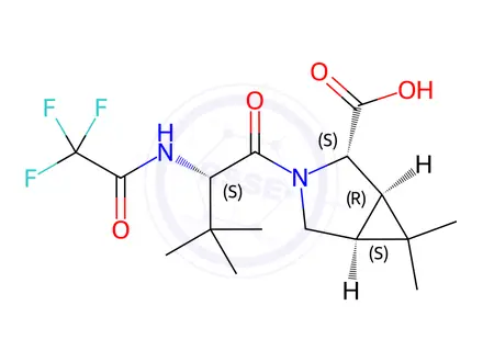 Chemical structure of Nirmatrelvir Impurity 12