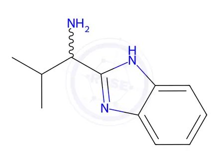 Chemical structure of [1-(1H-Benzimidazol-2-yl)-2-methylpropyl]amine dihydrochloride