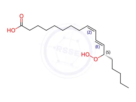 Chemical structure of Oleic Acid Impurity 67 (13(S)-HPODE)