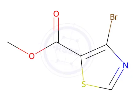Chemical structure of Methyl 4-bromothiazole-5-carboxylate