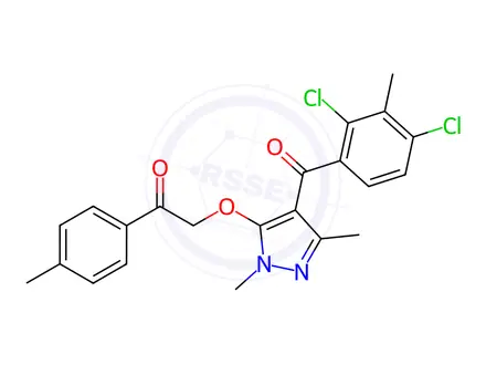 Chemical structure of Benzofenap Standard