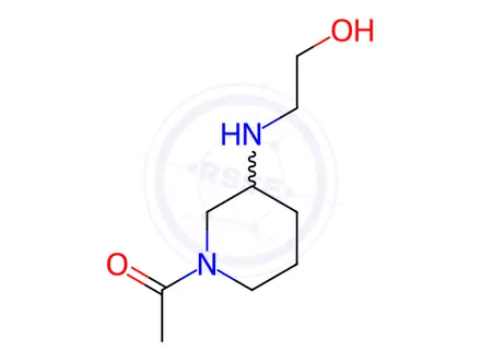 Chemical structure of 1-(3-((2-Hydroxyethyl)amino)piperidin-1-yl)ethanone