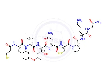 Chemical structure of Atosiban Acetate Impurity 1