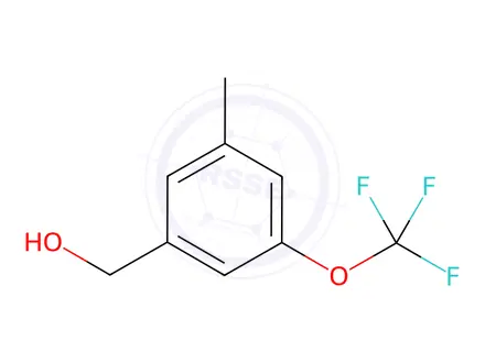 Chemical structure of (3-Methyl-5-(trifluoromethoxy)phenyl)methanol