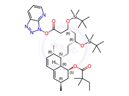 Chemical structure of Simvastatin Impurity 43