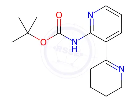 Chemical structure of tert-Butyl (3,4,5,6-tetrahydro-[2,3'-bipyridin]-2'-yl)carbamate