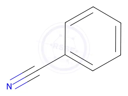Chemical structure of Benzonitrile