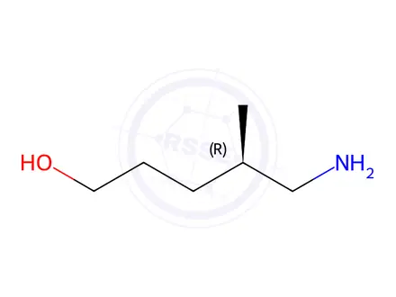 Chemical structure of (R)-5-amino-4-methylpentan-1-ol