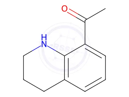Chemical structure of 1-(1,2,3,4-Tetrahydroquinolin-8-yl)ethan-1-one
