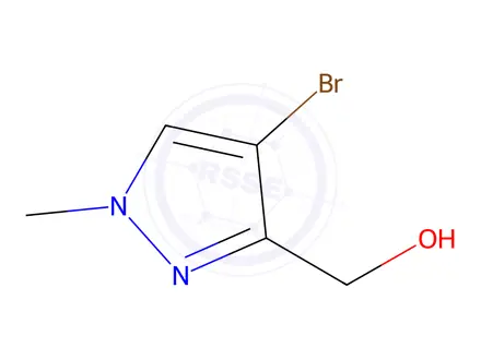Chemical structure of (4-Bromo-1-methyl-1H-pyrazol-3-yl)methanol