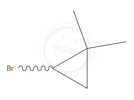 Chemical structure of Cyclopropane, 2-bromo-1,1-dimethyl-
