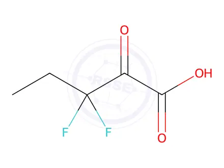Chemical structure of Pentanoic acid, 3,3-difluoro-2-oxo-