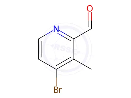 Chemical structure of 4-Bromo-3-methylpicolinaldehyde