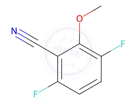 Chemical structure of 3,6-Difluoro-2-methoxybenzonitrile