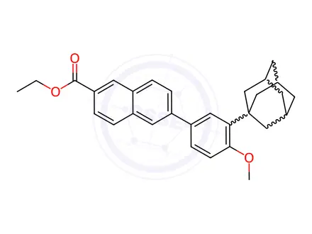 Chemical structure of Adapalene impurity 18