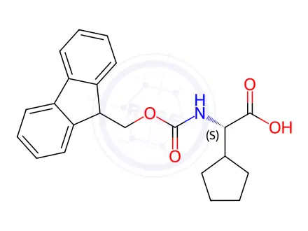 Chemical structure of Fmoc-Cpg-OH