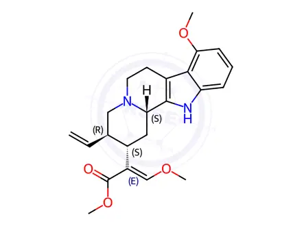 Chemical structure of Mitragynine Impurity 10 (Paynantheine)