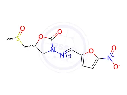 Chemical structure of Nifuratel Impurity 2 (Mixture of Diastereomers)