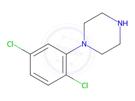 Chemical structure of 1-(2,5-Dichlorophenyl)piperazine dihydrochloride