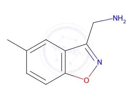 Chemical structure of (5-methylbenzo[d]isoxazol-3-yl)methanamine