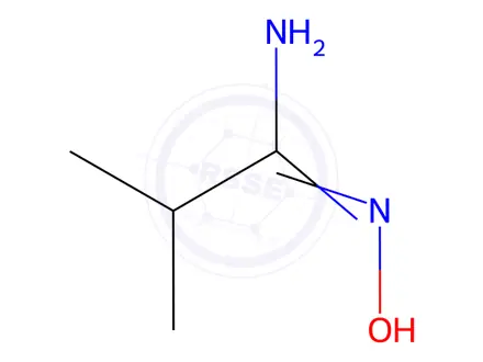 Chemical structure of (Z)-N'-Hydroxyisobutyrimidamide