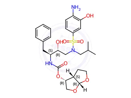 Chemical structure of Darunavir Impurity 33