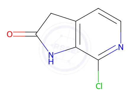 Chemical structure of 7-Chloro-1,3-dihydro-2H-pyrrolo[2,3-c]pyridin-2-one