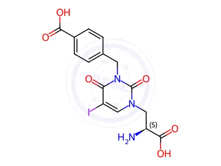 Chemical structure of UBP 301