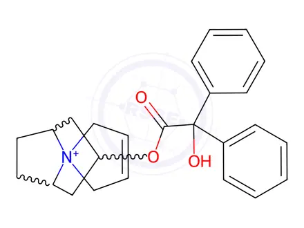 Chemical structure of Dehydrotrospium Chloride