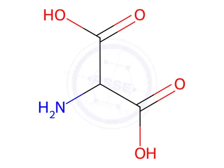 Chemical structure of 2-Aminomalonic acid