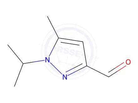 Chemical structure of 1-Isopropyl-5-methyl-1H-pyrazole-3-carbaldehyde