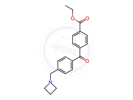 Chemical structure of 4-Azetidinomethyl-4'-carboethoxybenzophenone