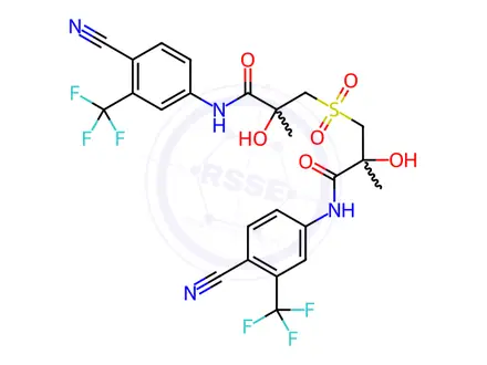 Chemical structure of Bicalutamide-Impurity L